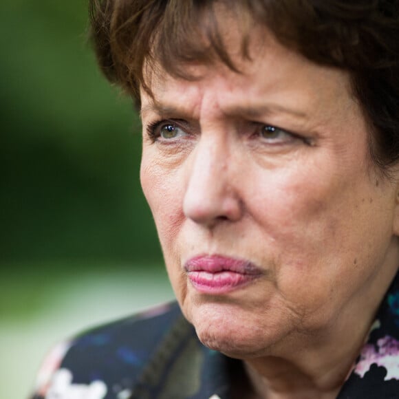 Roselyne Bachelot, ministre de la Culture - Conférence de presse après la présentation du programme "La traversée de l'été" au collège Sophie Germain Cronenbourg à Strasbourg le 10 juillet 2020. © Tiziano Da Silva / Bestimage