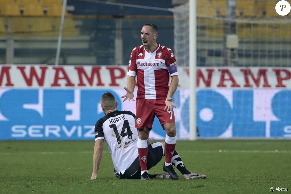 Franck Ribéry lors du match Parme - Fiorentina, le 7 novembre 2020.