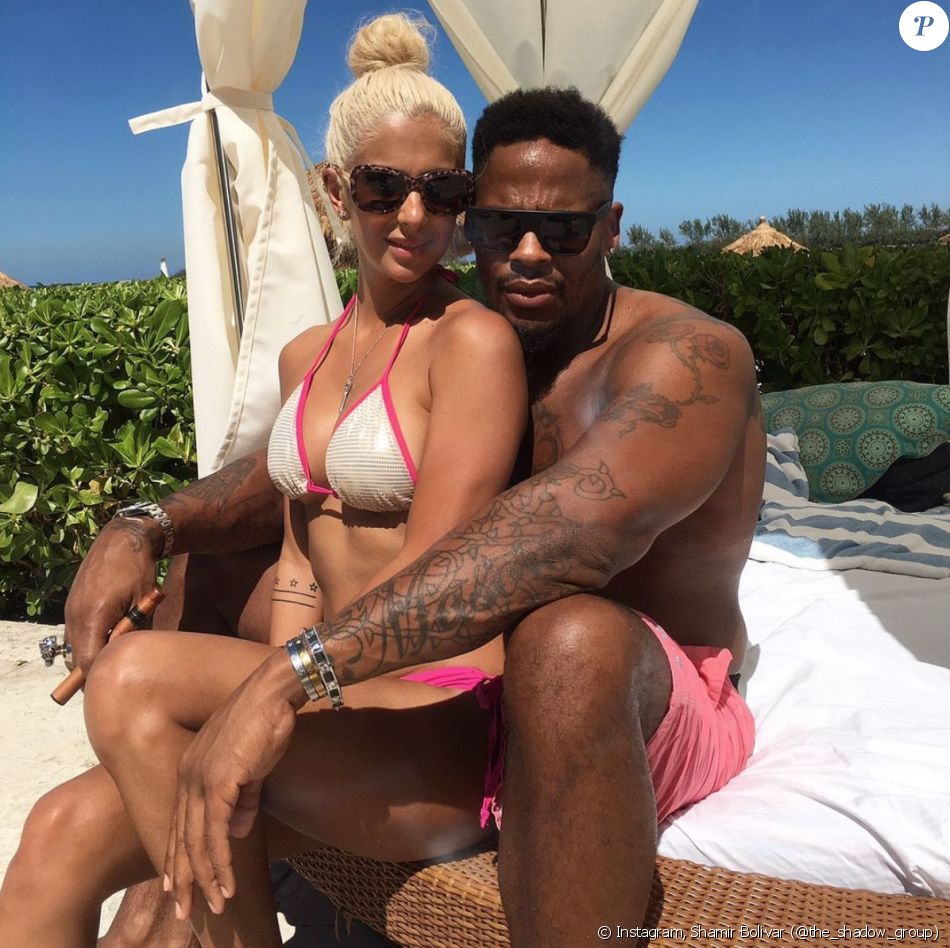 Shamir Bolivar et son épouse Christina Bolivar. Mars 2021.