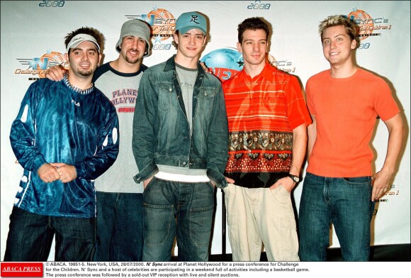 Le groupe *NSYNC à Los Angeles en juillet 2000.