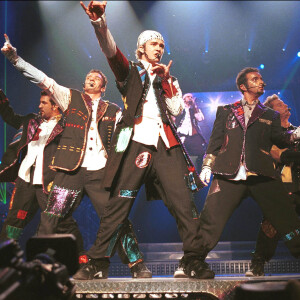 Les *NSYNC en concert à New York. Juillet 2000.