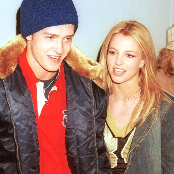 Britney Spears et Justin Timberlake au Planet Hollywood de New York.