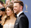Jessica Biel et Justin Timberlake - 70e Primetime Emmy Awards au théâtre Microsoft à Los Angeles.