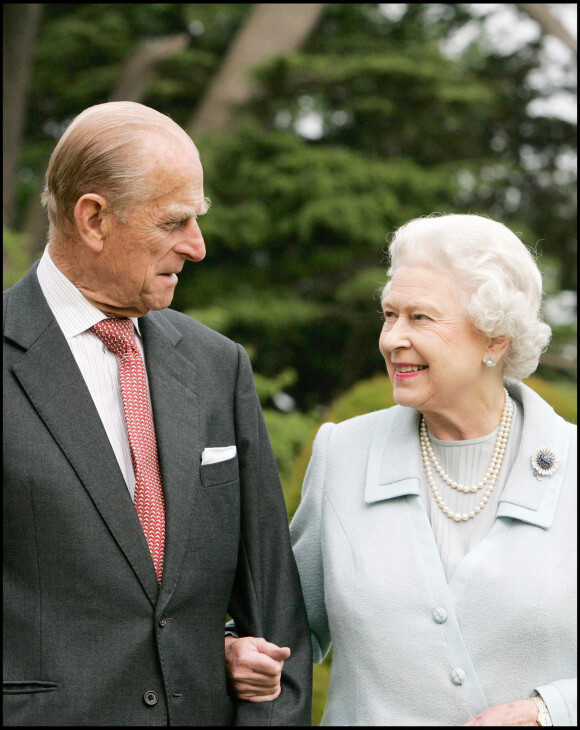 Le Duc d'Edimbourg et sa femme Elizabeth II.