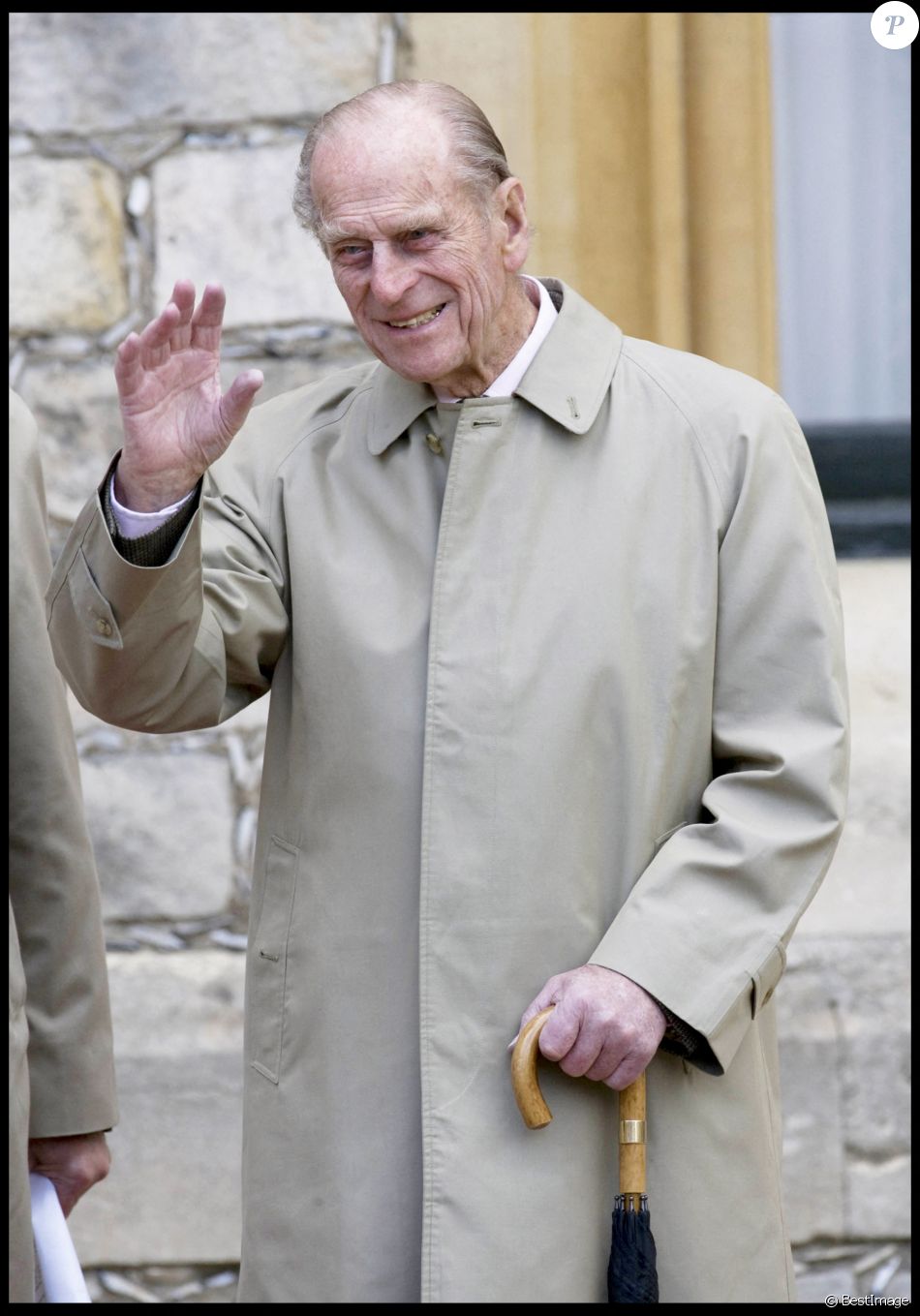 Le prince Philip, duc d'Edimbourg, au château de Windsor.