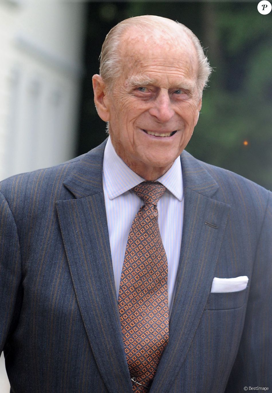 Le prince Philip, duc d'Edimbourg - Le couple royal d'Angleterre reçu par le président allemand et sa compagne au château Bellevue à Berlin. Le 24 juin 2015