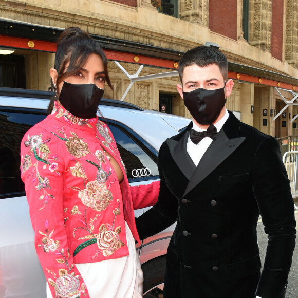 Priyanka Chopra et Nick Jonas - 74e cérémonie des BAFTA Film Awards au Royal Albert Hall de Londres. Le 10 avril 2021. @ JP Offord/Avalon/ABACAPRESS.COM