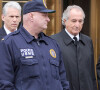 Bernard Madoff arrive à la Cour de justice de New York.