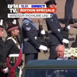 Obsèques du prince Philip le 17 avril 2021 au château de Windsor.