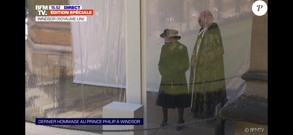 Obsèques du prince Philip le 17 avril 2021 au château de Windsor.