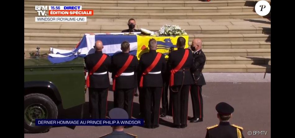 Obsèques du prince Philip le 17 avril 2021 au château de Windsor.