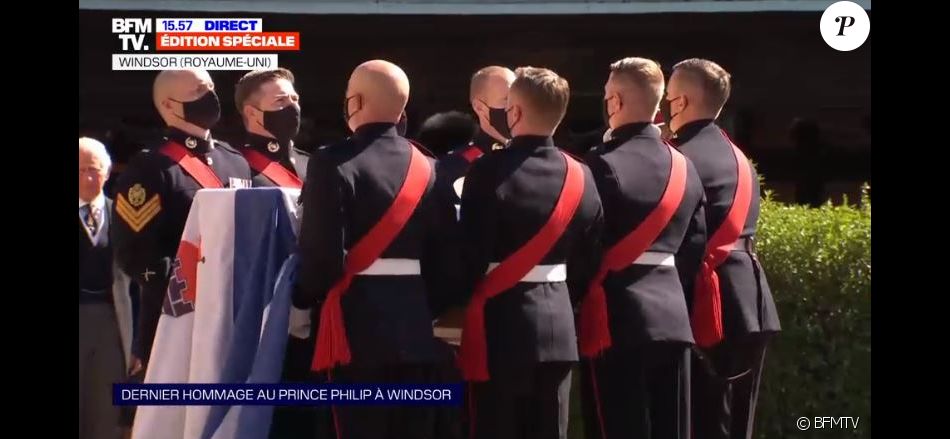 Obsèques du prince Philip le 17 avril 2021 au château de Windsor.