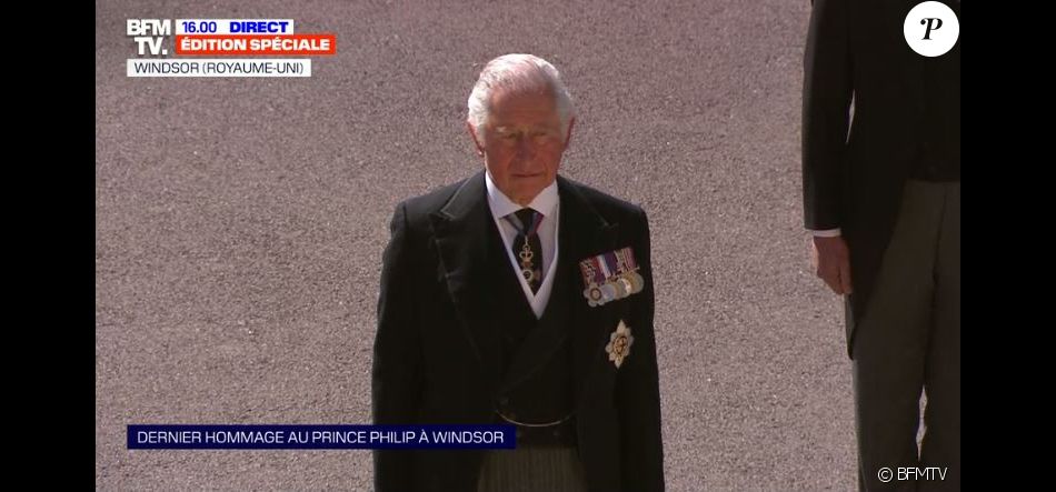 Obsèques du prince Philip le 17 avril 2021 au château de Windsor.