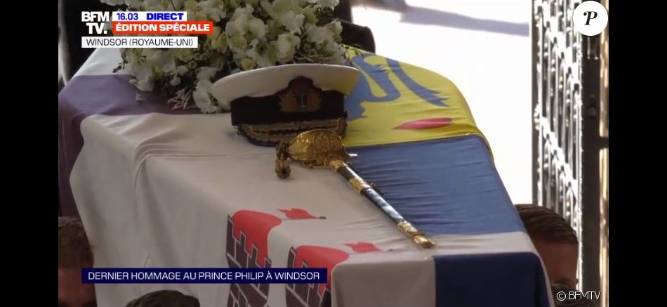 Obsèques du prince Philip le 17 avril 2021 au château de Windsor.