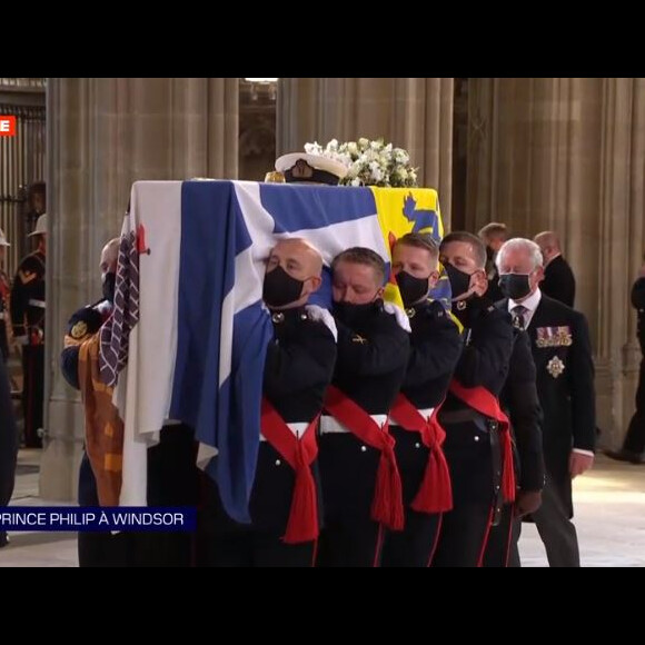 Obsèques du prince Philip le 17 avril 2021 au château de Windsor.