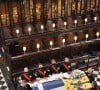 La reine Elizabeth II d'Angleterre - Funérailles du prince Philip, duc d'Edimbourg à la chapelle Saint-Georges du château de Windsor, Royaume Uni, le 17 avril 2021. 