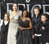 Vivienne Jolie-Pitt, Angelina Jolie, Zahara Jolie-Pitt, Shiloh Jolie-Pitt et Knox Leon Jolie-Pitt assistent à la première de "Maléfique : Le Pouvoir du Mal" à Londres