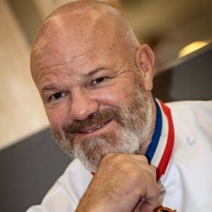 Exclusif - Philippe Etchebest préside le salon français de la restauration "Expotel" à Bordeaux. Il dirige aussi la journée des chefs et sa compétion regroupant 22 Etoiles sur l'évènement. © Patrick Bernard/ Bestimage