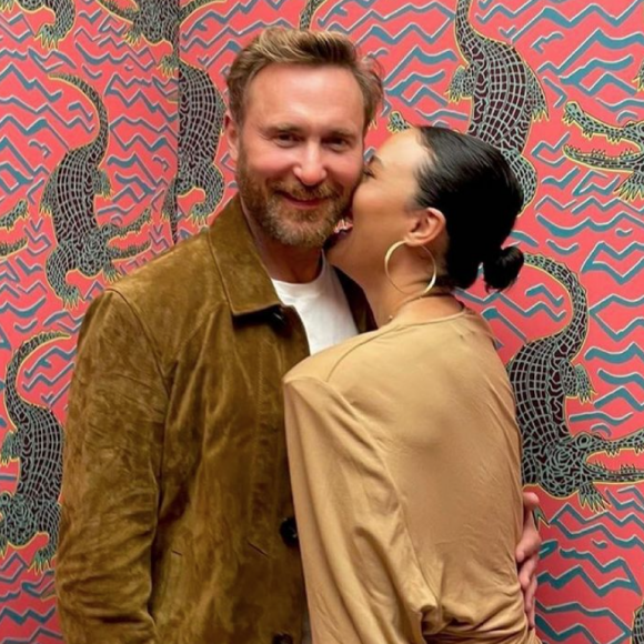 David Guetta et Jessica Ledon assistent à la soirée d'inauguration du Goodtime Hotel, créé par Pharrell Williams et Dave Grutman. Miami, le 16 avril 2021.