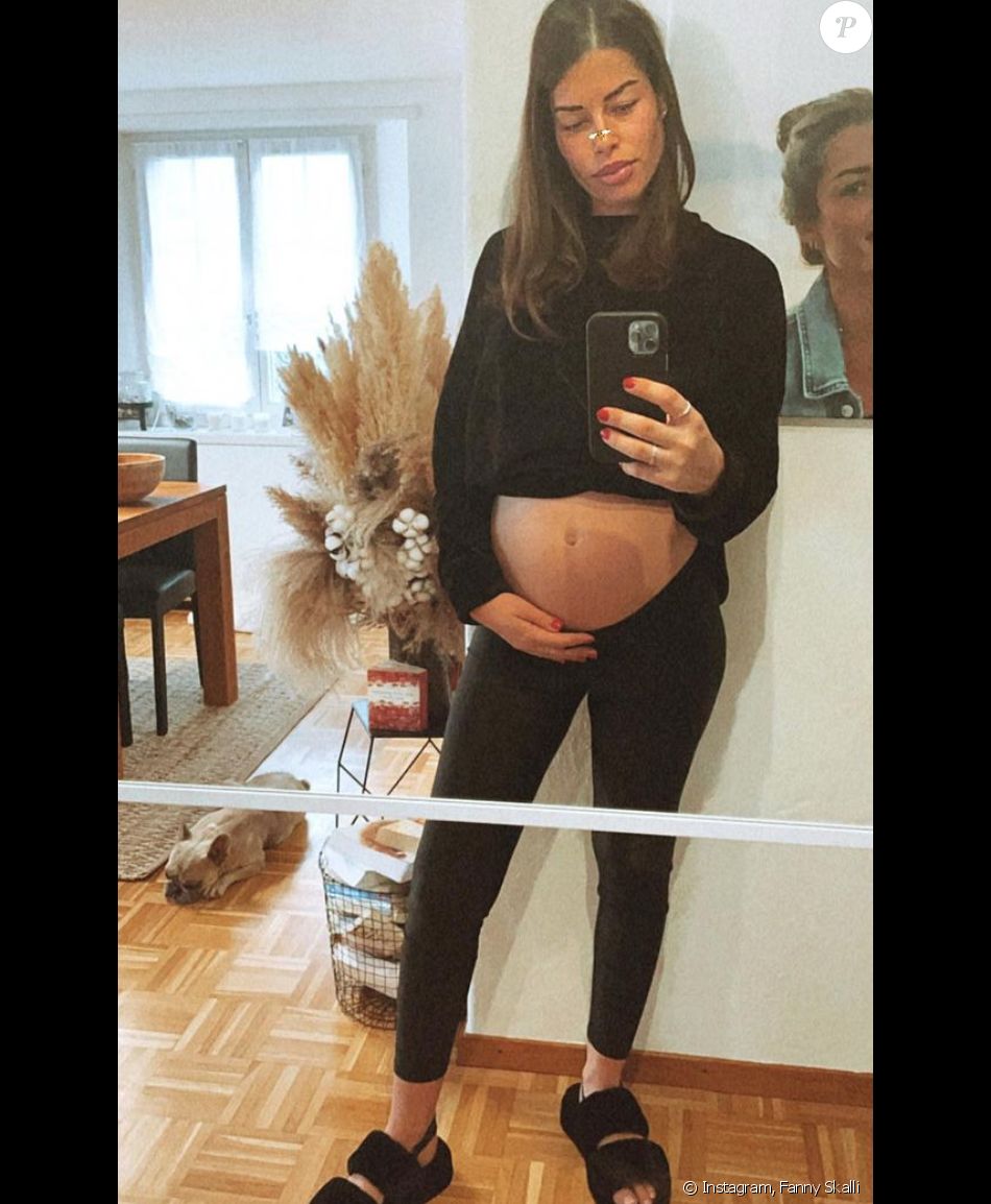 Fanny Skalli, enceinte. Le 10 décembre 2020.