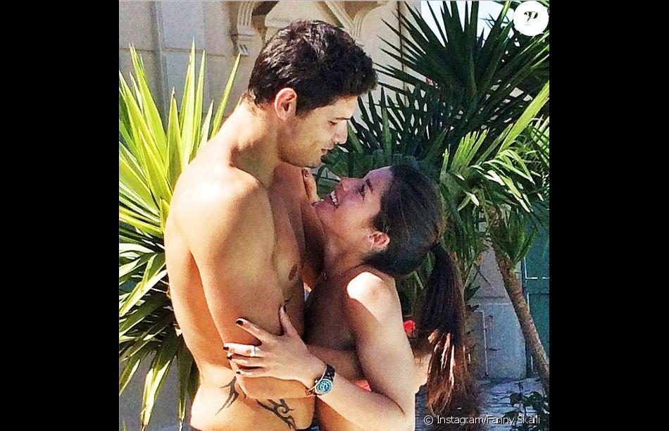 Fanny Skalli et Florent Manaudou. Juin 2014.
