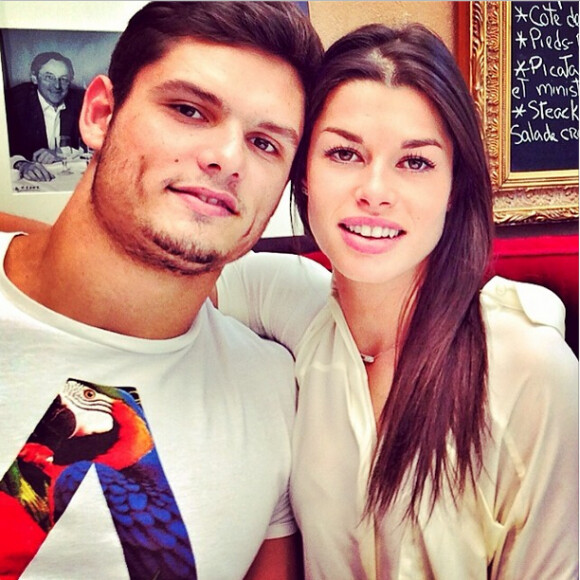 Fanny Skalli et Florent Manaudou. Juin 2014