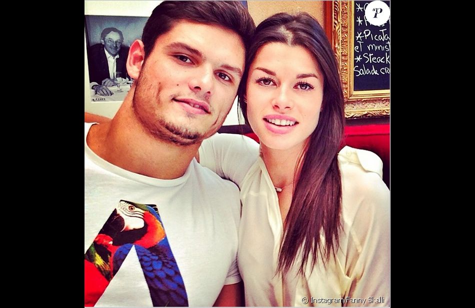 Fanny Skalli et Florent Manaudou. Juin 2014