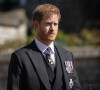 Le prince Harry, duc de Sussex - Arrivées aux funérailles du prince Philip, duc d'Edimbourg à la chapelle Saint-Georges du château de Windsor