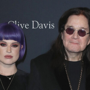 Kelly Osbourne, Ozzy Osbourne, Sharon Osbourne à la soirée Recording Academy and Clive Davis 2020, à Los Angeles, le 25 janvier 2020