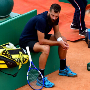 Benoît Paire lors du tournoi de tennis Rolex Monte Carlo Masters 2021 le 11 avril 2021. © Antoine Couvercelle / Panoramic / Bestimage