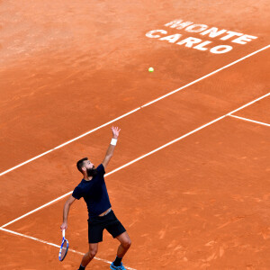 Benoît Paire lors du tournoi de tennis Rolex Monte Carlo Masters 2021 le 11 avril 2021. © Antoine Couvercelle / Panoramic / Bestimage