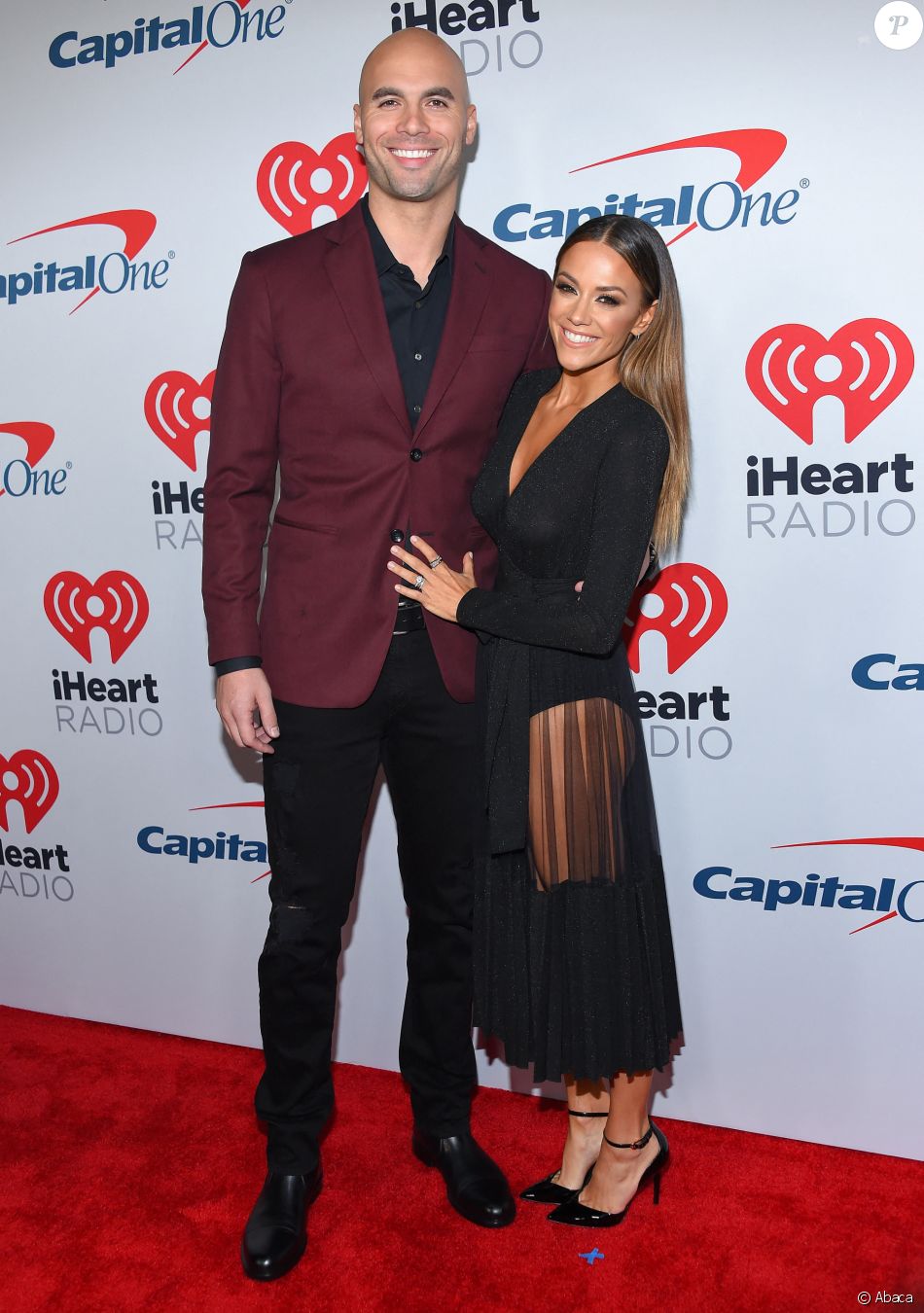 Micheal Caussin et Jana Kramer aux iHeartRadio Podcast Awards 2019 à Los Angeles. Le 18 janvier 2019.