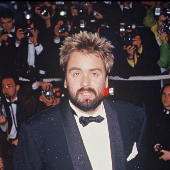 Anne Parillaud et Luc Besson au Festival de Cannes en 1991. 