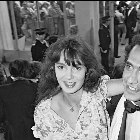 Anne Parillaud et Olivier Dassault au Festival de Cannes en 1978.