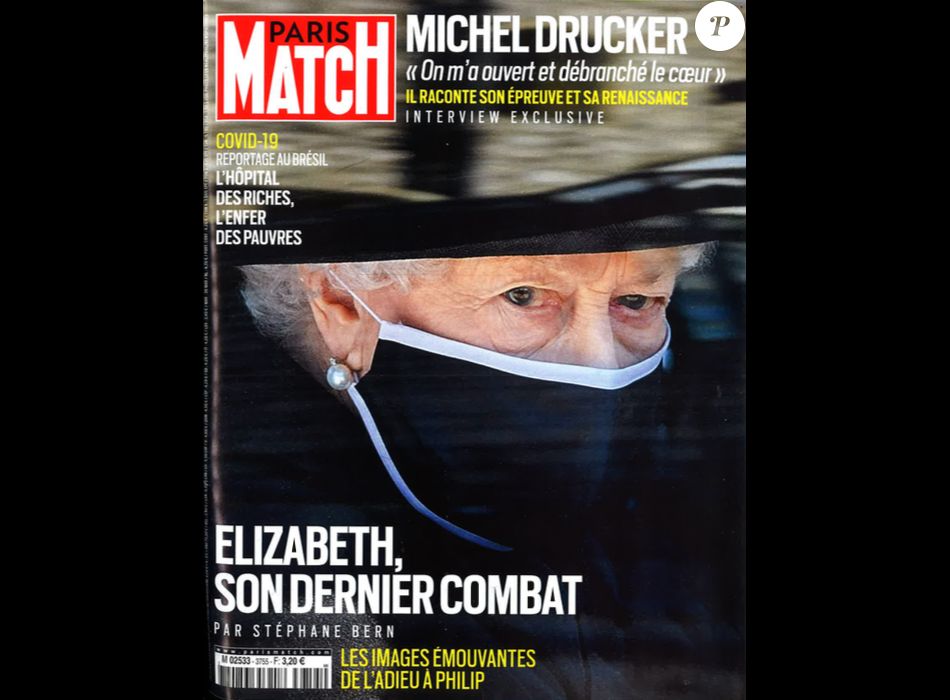 Anne Parillaud dans le magazine "Paris Match" du 22 avril 2021.