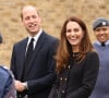 Le prince William, duc de Cambridge et Kate Middleton, duchesse de Cambridge, visitent le centre RAF Air Cadets à Londres, quelques jours après les obsèques du Prince Philip.