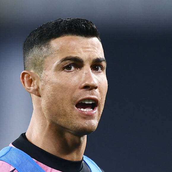 Cristiano Ronaldo - La Juventus de Turin bat l'équipe de Parme (3 - 1) en match de Série A. Turin. Le 21 avril 2021.