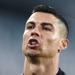 Cristiano Ronaldo - La Juventus de Turin bat l'équipe de Parme (3 - 1) en match de Série A. Turin. Le 21 avril 2021.