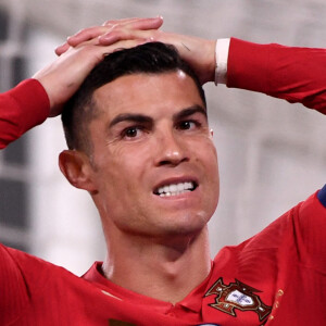 Cristiano Ronaldo - Le Portugal bat l'équipe d'Azerbaïdjan (1 - 0) lors des éliminatoires pour la Coupe du Monde à Turin, le 24 mars 2021. © Inside / Panoramic / Bestimage