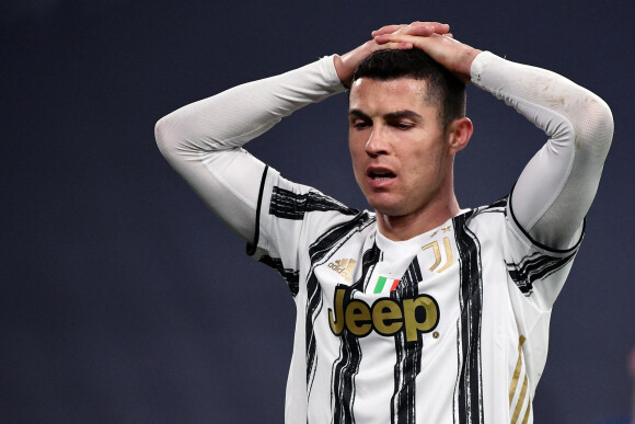 Cristianon Ronaldo avec la Juventus de Turin, éliminée face au FC Porto dans les 8 èmes de finale de la ligue des Champions à Turin.