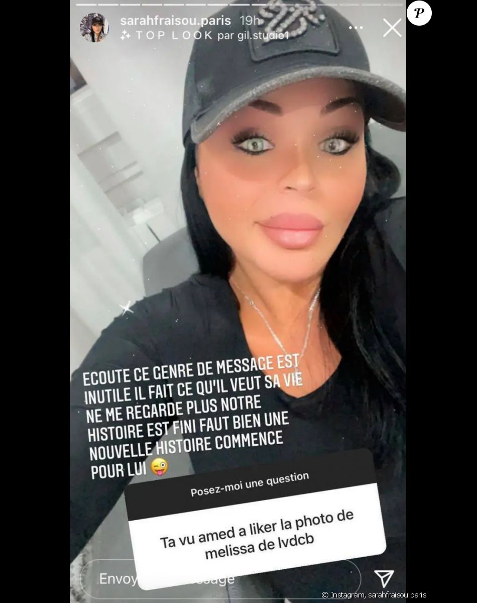 Sarah Fraisou divorcée de son compagnon Ahmed, elle réagit à son rapprochement avec une autre candidate de télé-réalité - Instagram