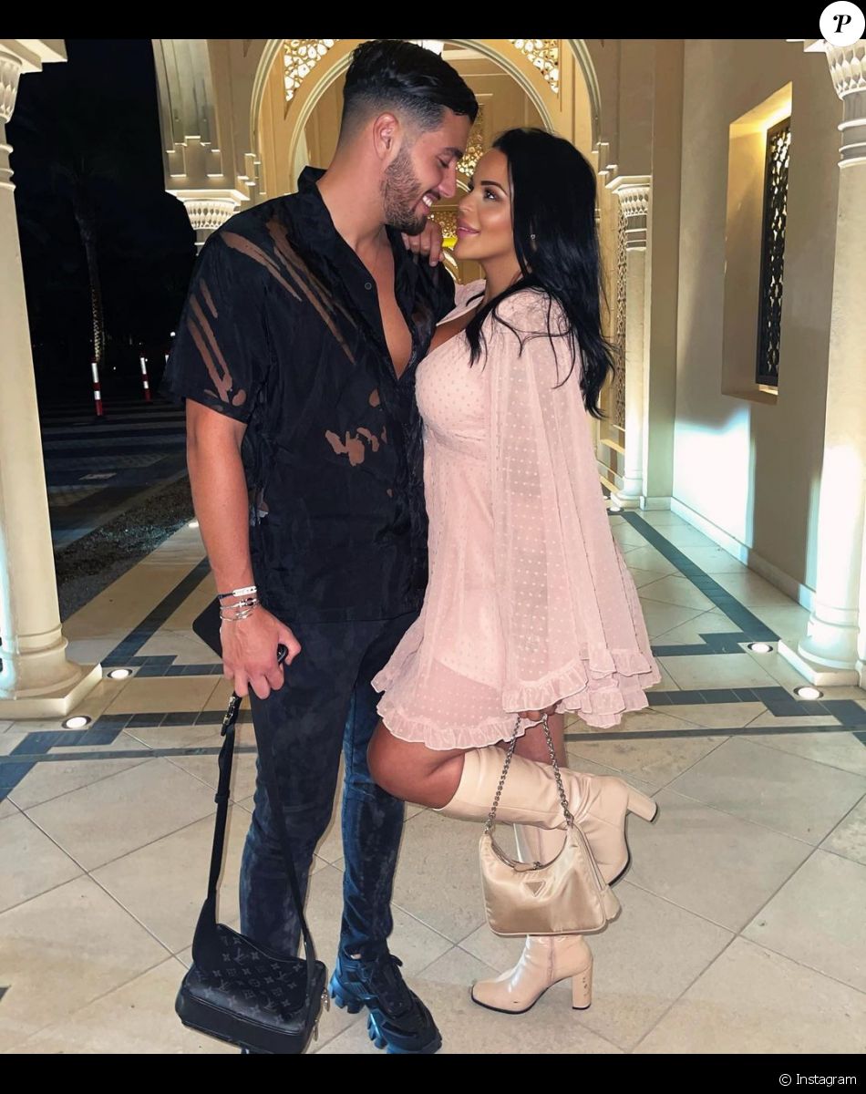 Sarah Fraisou et son mari Ahmed, mars 2021, sur Instagram