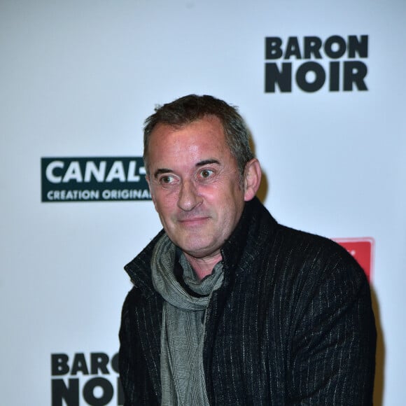 Christophe Dechavanne - Photocall de la série de Canal+ "Baron Noir" à la Maison de la Mutualité à Paris le 27 janvier 2016. © Giancarlo Gorassini