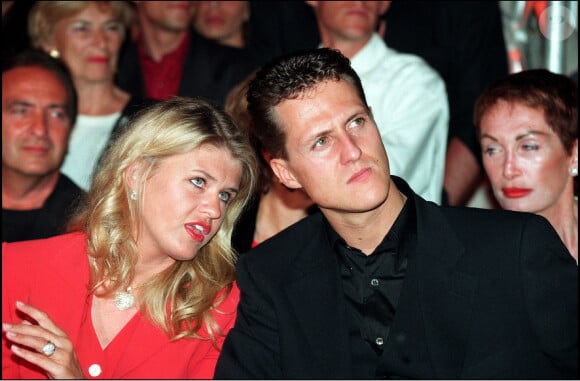 Michael Schumacher et sa femme Corinna en 1996.