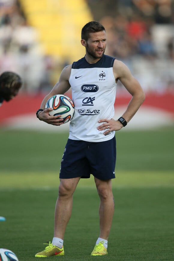 Yohann Cabaye - Entraînement de l'Equipe de France à Ribeirao Preto.