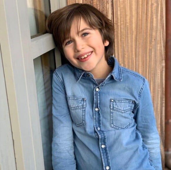 William, le fils d'Anne-Charlotte Pontabry sur Instagram. Le 4 mars 2021.