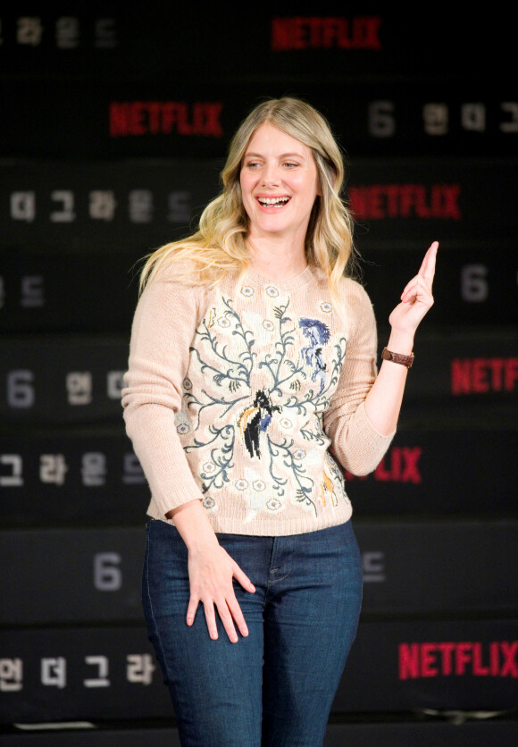 Mélanie Laurent - Conférence de presse de la série "Six Underground" sur Netflix à Séoul en Corée du Sud le 2 décembre 2019.