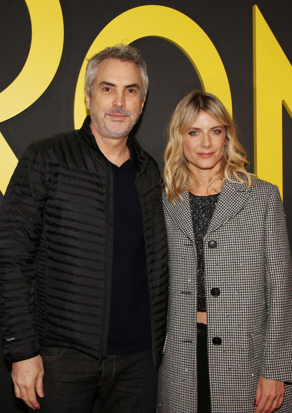 Alfonso Cuarón et Mélanie Laurent - Avant-première du film "Roma" au cinéma Max Linder à Paris. © Denis Guignebourg/Bestimage
