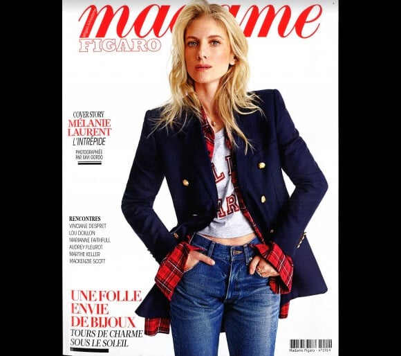 Retrouver l'interview de Mélanie Laurent dans le magazine Madame Figaro, n°1914.