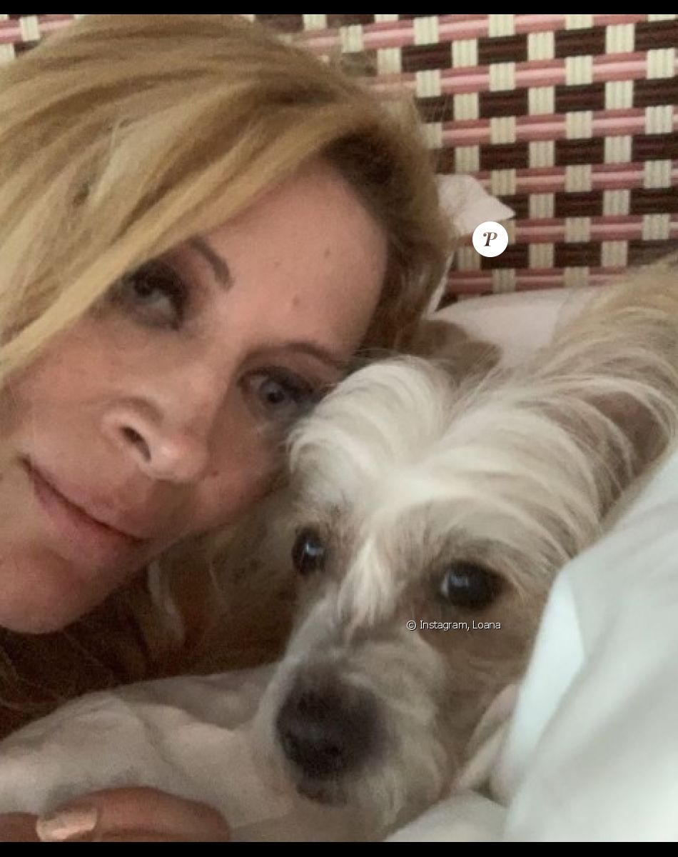 Loana et son chien Titi sur Instagram.